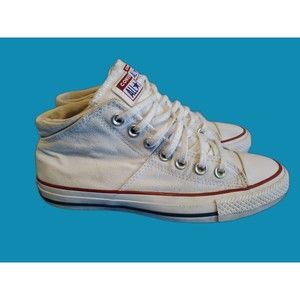 Converse Chuck Taylor Sneaker Womens Sz 7 White Canvas Lace Up